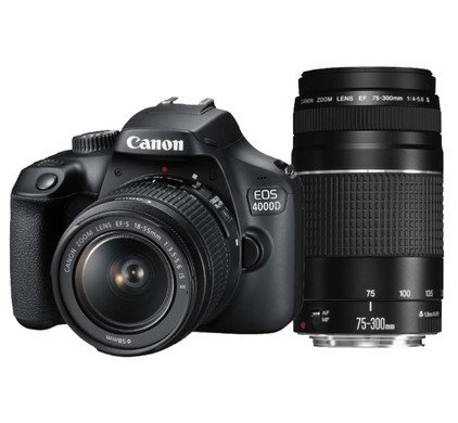 Canon EOS 4000D DSLR Camera with EF-S 18-55 mm Lens - The Click Store Kenya