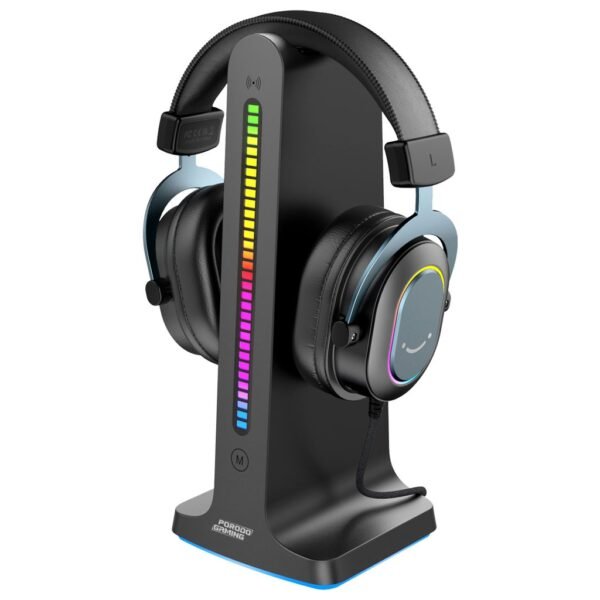 Porodo Gaming RGB Dynamic Sound Lighting Headphone Stand