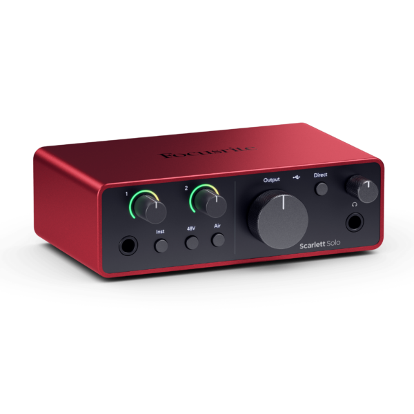 Focusrite Scarlett Solo USB Audio Interface (4th Generation)